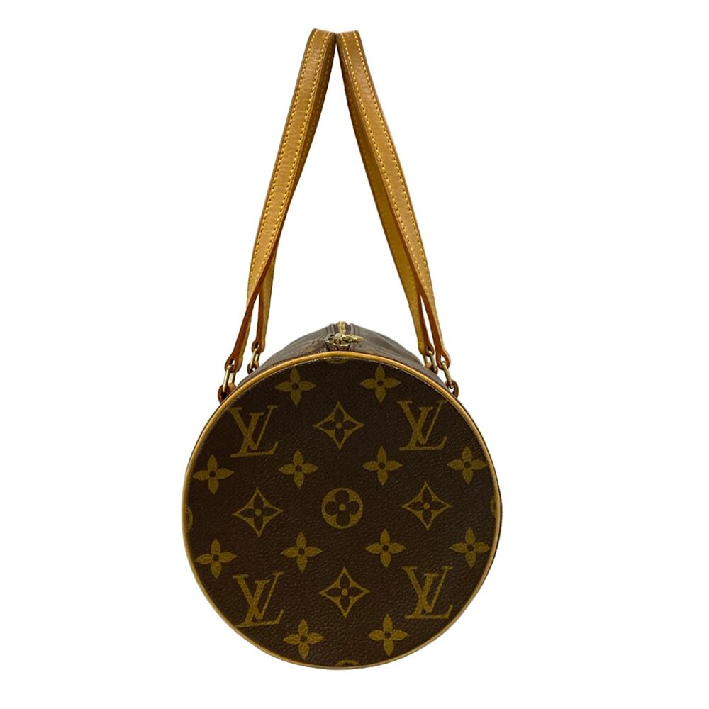 Louis Vuitton Papillon 30 Monogram Handbag M51385 Dark Brown Light Brown - Picture 2 of 15